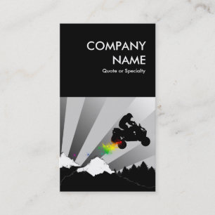 bold atv dirt trail business card