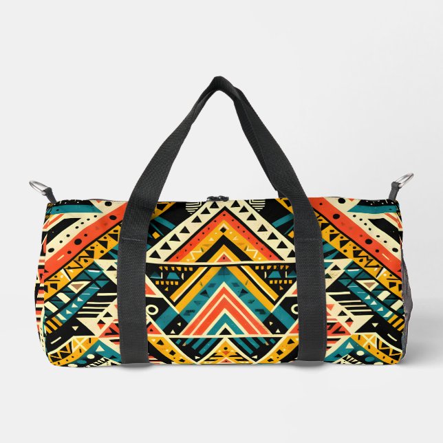 Bold Aztec Adventure  Duffle Bag (Front)