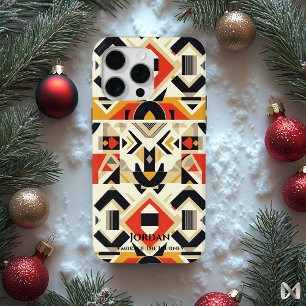 Bold Aztec Geometry – Vibrant Tribal Patterns iPhone 15 Pro Max Case