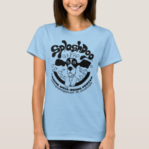Bold B/W large logo football T T-Shirt