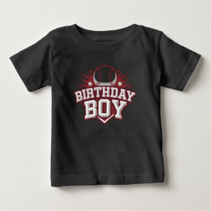 Bold Baseball Birthday Baby T-Shirt