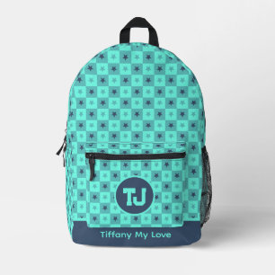Bold Basketball Monogrammed Personalised Backpack