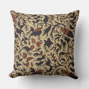 Bold Batik Throw Pillow