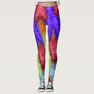 Bold & Beautiful colorful "Ratti_Creative_Arts" Le Leggings