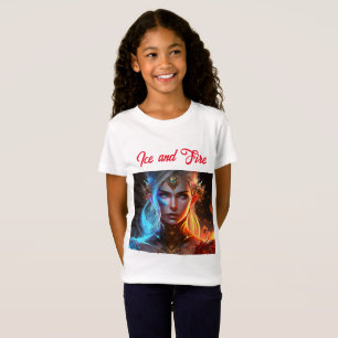 bold beautiful colour whimsical fairy ice fire T-Shirt