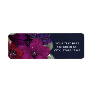 Bold Berry Fuchsia Floral Bouquet Chic Wedding