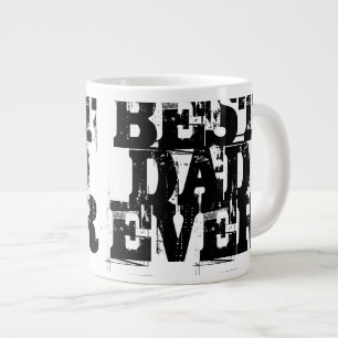 Bold Best Dad Ever Large Coffee Mug