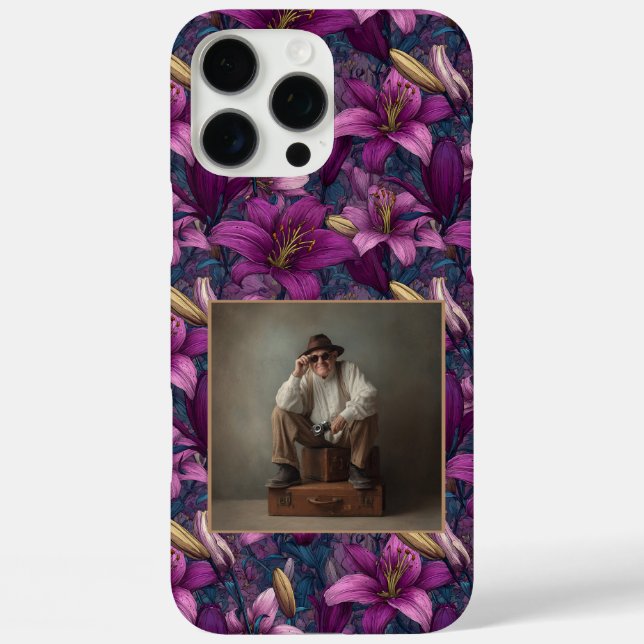Bold Best Friend Gift Lillies Custom  Case-Mate iPhone Case (Back)