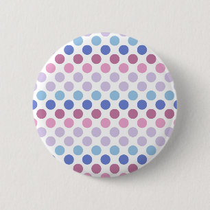 Bold Bigender Pride Flag Colours Polkadots 6 Cm Round Badge