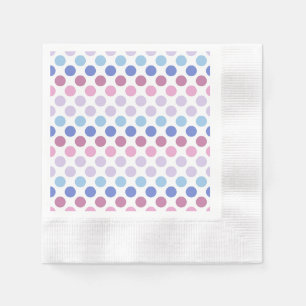 Bold Bigender Pride Flag Colours Polkadots Napkin