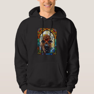  Bold Bison Buffalo Animal Nature Art  Hoodie