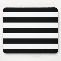 Bold Black And White Horizontal Stripes