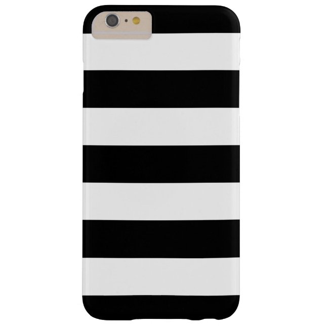 Bold Black and White Stripes Pattern Case-Mate iPhone Case (Back)