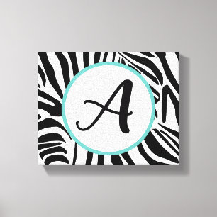Bold Black and White Zebra Print Pattern