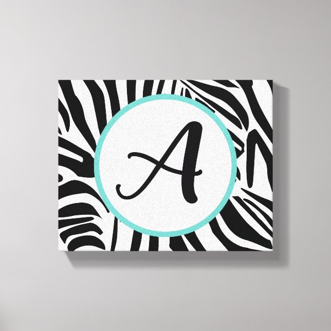 Bold Black and White Zebra Print Pattern (Front)