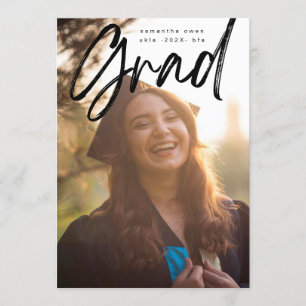 Bold Black Brush Grad Modern Photo University Anno Announcement