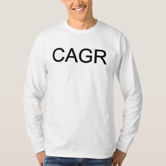Bold Black CAGR  T-Shirt (Front)