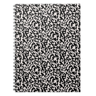 Bold Black Camo Pattern Notebook