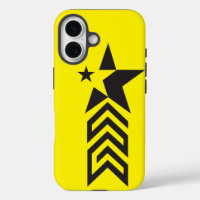 Bold Black Geometric Star