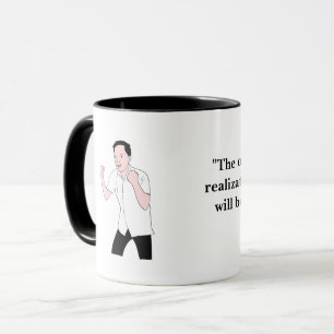 Bold Black Inspirational Quote Mug