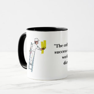 Bold Black Motivational Quote Mug