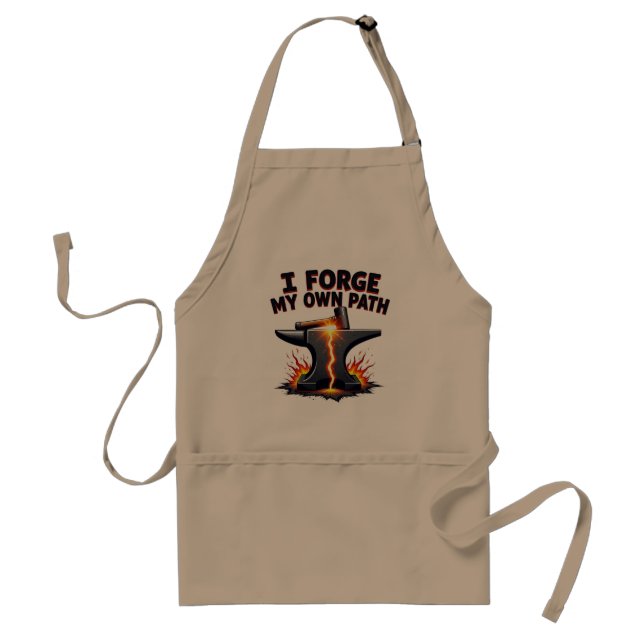 Bold Blacksmith Apron for Makers (Front)