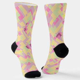 Bold Boho Abstract Phone Ring Stand Socks
