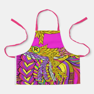 BOLD BOHO BRAID Design Matches Adult  Apron