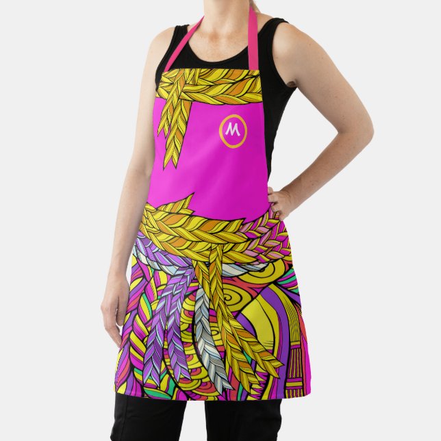 BOLD BOHO BRAID Design version 2  Apron (Insitu)