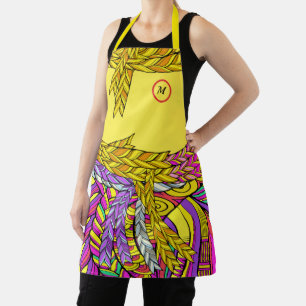 BOLD BOHO BRAID Design version 2  Apron