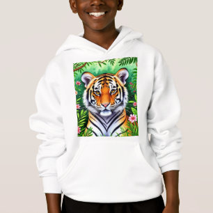 Bold Botanical Tiger cub Kid's T-Shirt