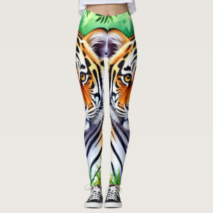 Bold Botanical Tiger cub Leggings