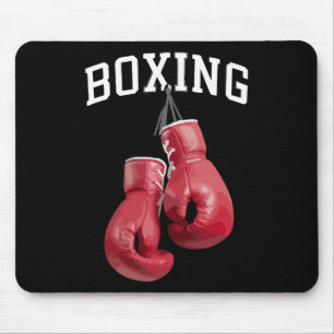 Bold Boxing Gloves Boxing Kickboxing Boxing Lover Mouse Mat