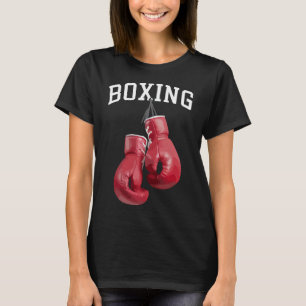 Bold Boxing Gloves Boxing Kickboxing Boxing Lover  T-Shirt