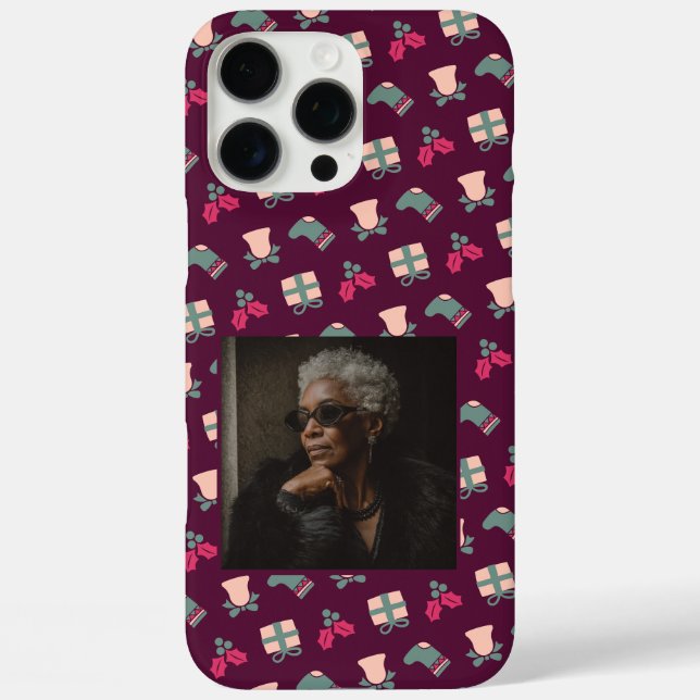 Bold Bridal Shower Gifts Christmas Pattern  Case-Mate iPhone Case (Back)