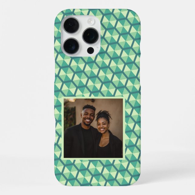 Bold Bridal Shower Gifts Hexagon Pattern  iPhone Case (Back)