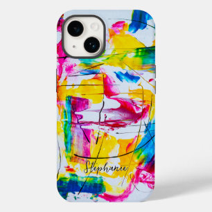 Bold Bright Colors Abstract Art  Case-Mate iPhone 14 Case