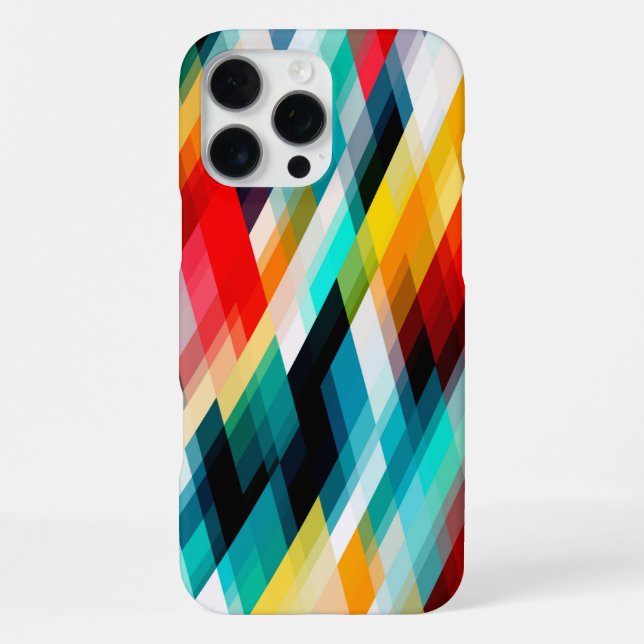 Bold Bright Colourful iPhone Case (Back)
