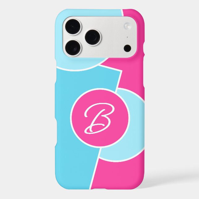 Bold Bright Fun Chic Abstract Circles Art Pattern (Back)