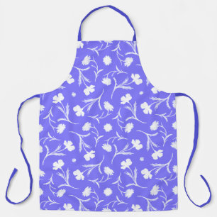 Bold Bright Liberty Floral Pattern Classy Blue Apron