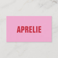 Bold Bright Modern Red Pink Creative Professional