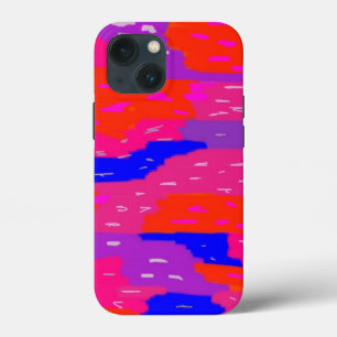 Bold Brushstrokes Abstract Print iPhone 13 Mini Case