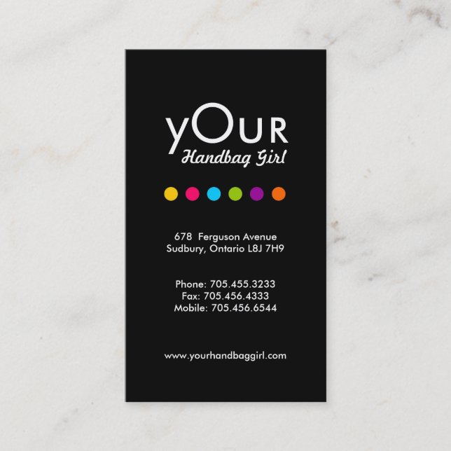 Bold  Business Card (Front)