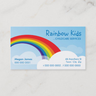 BOLD BUSINESS CARD :: fun rainbow 1L