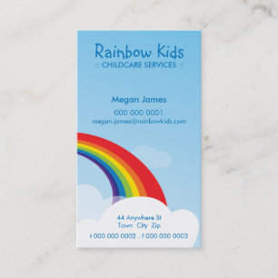 BOLD BUSINESS CARD :: fun rainbow 1P
