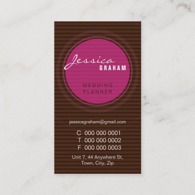 BOLD BUSINESS CARD :: radiate 1P (Front)