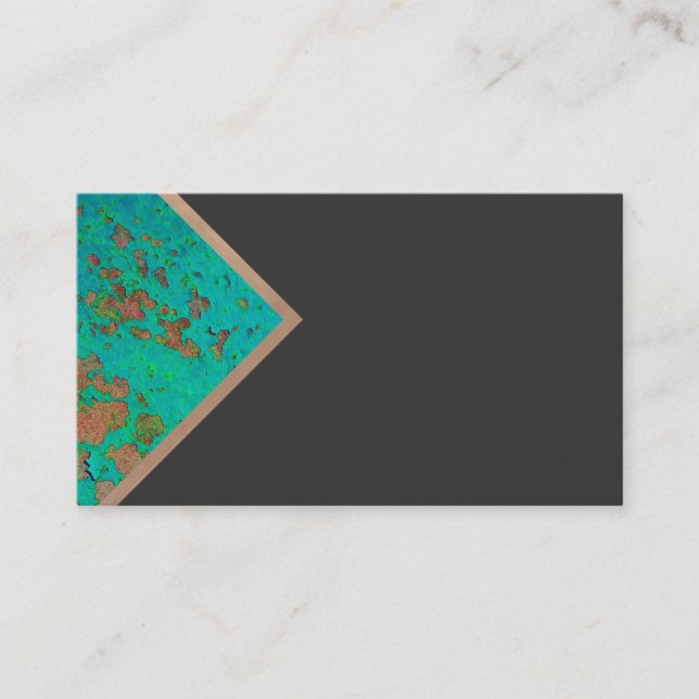 bold business card template geometric design (Front)