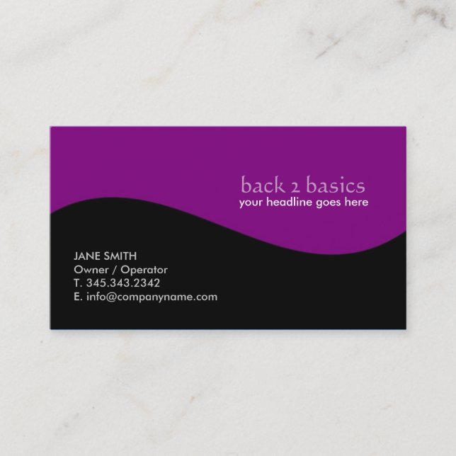 Bold Business Cards (Front)