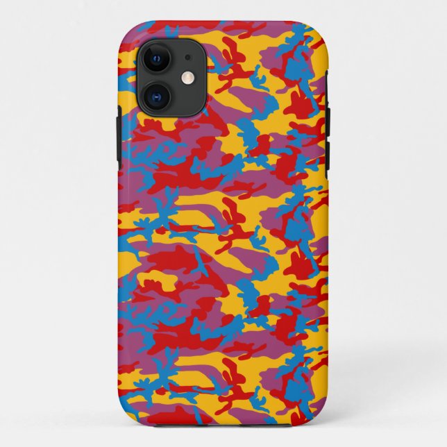 Bold Camo Pattern Case-Mate iPhone Case (Back)