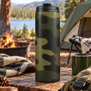 Bold Camouflage Pattern Outdoor Enthusiasts Hunter Thermal Tumbler